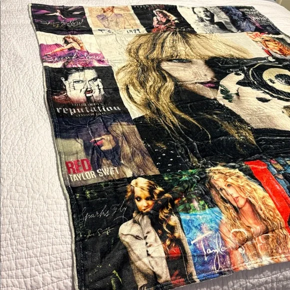 Taylor Swift Eras Collage Blanket - Picture 6 of 6